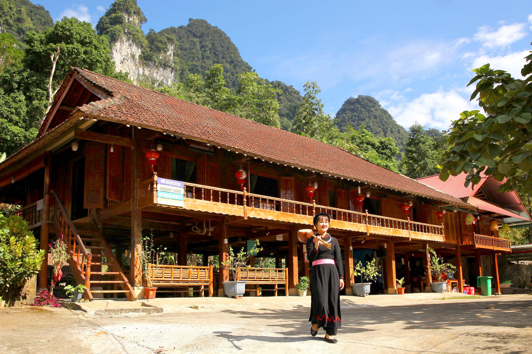 Dịch vụ Homestay được mở ra phục vụ nhu cầu nghỉ dưỡng cho du khách.